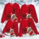 Family Ugly Christmas Sweatshirt Pullover Santa Claus Elk Casual Crewneck Green Black Blue Long Sleeve Adorable Matching Outfits Family Ugly Christmas Sweatshirt Pullover Santa Claus Elk Casual Crewneck Green Black Blue Long Sleeve Adorable Matching Outfits