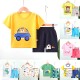 2 Pieces Kids Boys T-shirt & Shorts Outfit Animal Cartoon Short Sleeve Crewneck Cotton Set Casual Fashion Daily Summer Spring 3-7 Years 2 Pieces Kids Boys T-shirt & Shorts Outfit Animal Cartoon Short Sleeve Crewneck Cotton Set Casual Fashion Daily Summer Spring 3-7 Years