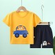 2 Pieces Kids Boys T-shirt & Shorts Outfit Animal Cartoon Short Sleeve Crewneck Cotton Set Casual Fashion Daily Summer Spring 3-7 Years 2 Pieces Kids Boys T-shirt & Shorts Outfit Animal Cartoon Short Sleeve Crewneck Cotton Set Casual Fashion Daily Summer Spring 3-7 Years