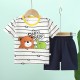 2 Pieces Kids Boys T-shirt & Shorts Outfit Animal Cartoon Short Sleeve Crewneck Cotton Set Casual Fashion Daily Summer Spring 3-7 Years 2 Pieces Kids Boys T-shirt & Shorts Outfit Animal Cartoon Short Sleeve Crewneck Cotton Set Casual Fashion Daily Summer Spring 3-7 Years