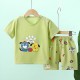 2 Pieces Kids Boys T-shirt & Shorts Outfit Animal Cartoon Short Sleeve Crewneck Cotton Set Casual Fashion Daily Summer Spring 3-7 Years 2 Pieces Kids Boys T-shirt & Shorts Outfit Animal Cartoon Short Sleeve Crewneck Cotton Set Casual Fashion Daily Summer Spring 3-7 Years