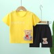 2 Pieces Kids Boys T-shirt & Shorts Outfit Animal Cartoon Short Sleeve Crewneck Cotton Set Casual Fashion Daily Summer Spring 3-7 Years 2 Pieces Kids Boys T-shirt & Shorts Outfit Animal Cartoon Short Sleeve Crewneck Cotton Set Casual Fashion Daily Summer Spring 3-7 Years