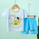 2 Pieces Kids Boys T-shirt & Shorts Outfit Animal Cartoon Short Sleeve Crewneck Cotton Set Casual Fashion Daily Summer Spring 3-7 Years 2 Pieces Kids Boys T-shirt & Shorts Outfit Animal Cartoon Short Sleeve Crewneck Cotton Set Casual Fashion Daily Summer Spring 3-7 Years