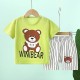 2 Pieces Kids Boys T-shirt & Shorts Outfit Animal Cartoon Short Sleeve Crewneck Cotton Set Casual Fashion Daily Summer Spring 3-7 Years 2 Pieces Kids Boys T-shirt & Shorts Outfit Animal Cartoon Short Sleeve Crewneck Cotton Set Casual Fashion Daily Summer Spring 3-7 Years