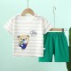 2 Pieces Kids Boys T-shirt & Shorts Outfit Animal Cartoon Short Sleeve Crewneck Cotton Set Casual Fashion Daily Summer Spring 3-7 Years 2 Pieces Kids Boys T-shirt & Shorts Outfit Animal Cartoon Short Sleeve Crewneck Cotton Set Casual Fashion Daily Summer Spring 3-7 Years