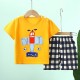 2 Pieces Kids Boys T-shirt & Shorts Outfit Animal Cartoon Short Sleeve Crewneck Cotton Set Casual Fashion Daily Summer Spring 3-7 Years 2 Pieces Kids Boys T-shirt & Shorts Outfit Animal Cartoon Short Sleeve Crewneck Cotton Set Casual Fashion Daily Summer Spring 3-7 Years