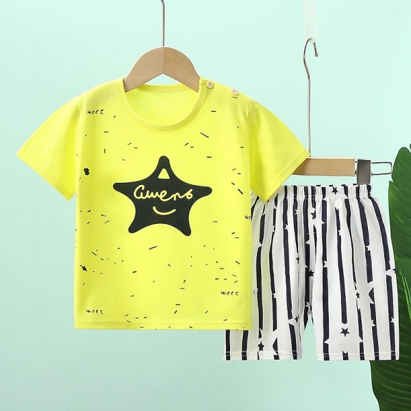 2 Pieces Kids Boys T-shirt & Shorts Outfit Animal Cartoon Short Sleeve Crewneck Cotton Set Casual Fashion Daily Summer Spring 3-7 Years 2 Pieces Kids Boys T-shirt & Shorts Outfit Animal Cartoon Short Sleeve Crewneck Cotton Set Casual Fashion Daily Summer Spring 3-7 Years