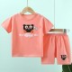 2 Pieces Kids Boys T-shirt & Shorts Outfit Animal Cartoon Short Sleeve Crewneck Cotton Set Casual Fashion Daily Summer Spring 3-7 Years 2 Pieces Kids Boys T-shirt & Shorts Outfit Animal Cartoon Short Sleeve Crewneck Cotton Set Casual Fashion Daily Summer Spring 3-7 Years