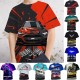 Fashion Letter Pattern Printed Short Sleeve T-Shirt Fashion 3D Printed Colorful Shirts For Boys And Girls Fashion Letter Pattern Printed Short Sleeve T-Shirt Fashion 3D Printed Colorful Shirts For Boys And Girls