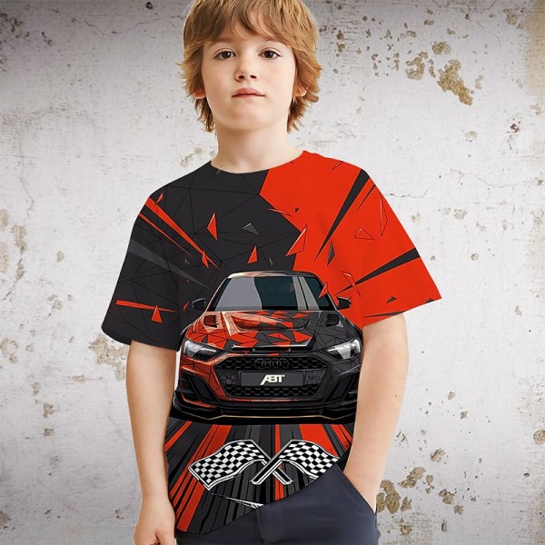 Fashion Letter Pattern Printed Short Sleeve T-Shirt Fashion 3D Printed Colorful Shirts For Boys And Girls Fashion Letter Pattern Printed Short Sleeve T-Shirt Fashion 3D Printed Colorful Shirts For Boys And Girls