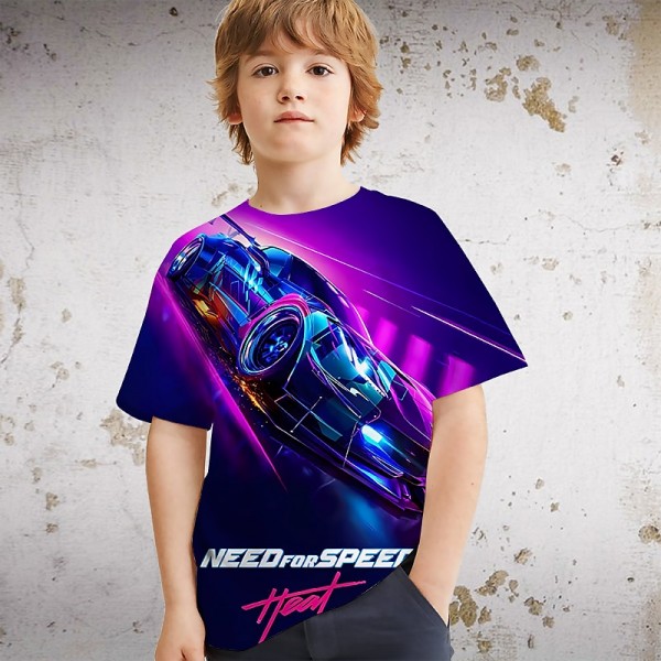 Fashion Letter Pattern Printed Short Sleeve T-Shirt Fashion 3D Printed Colorful Shirts For Boys And Girls Fashion Letter Pattern Printed Short Sleeve T-Shirt Fashion 3D Printed Colorful Shirts For Boys And Girls