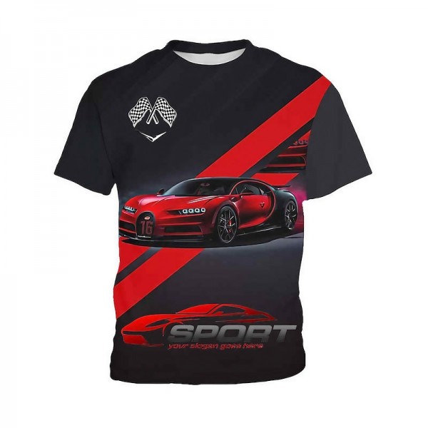 Fashion Letter Pattern Printed Short Sleeve T-Shirt Fashion 3D Printed Colorful Shirts For Boys And Girls Fashion Letter Pattern Printed Short Sleeve T-Shirt Fashion 3D Printed Colorful Shirts For Boys And Girls