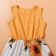 Mommy and Me Dresses Cotton Tie Dye Sunflower Casual Print Black White Orange Sleeveless Midi Mommy And Me Outfits Active Matching Outfits Mommy and Me Dresses Cotton Tie Dye Sunflower Casual Print Black White Orange Sleeveless Midi Mommy And Me Outfits Active Matching Outfits