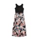 Mommy and Me Family Sets Plant Street Print Black White Pink Sleeveless Maxi Tank Dress Vacation Matching Outfits Mommy and Me Family Sets Plant Street Print Black White Pink Sleeveless Maxi Tank Dress Vacation Matching Outfits