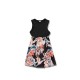 Mommy and Me Family Sets Plant Street Print Black White Pink Sleeveless Maxi Tank Dress Vacation Matching Outfits Mommy and Me Family Sets Plant Street Print Black White Pink Sleeveless Maxi Tank Dress Vacation Matching Outfits