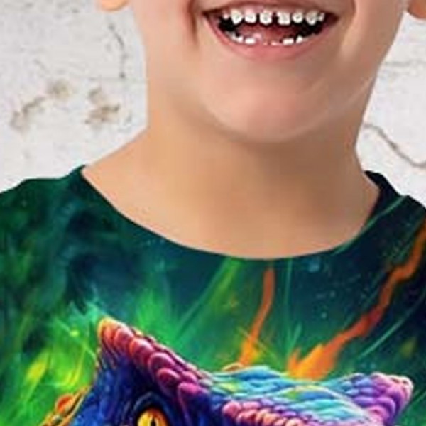 Boys 3D Graphic Animal Dinosaur T shirt Short Sleeve 3D Print Summer Spring Active Sports Fashion Polyester Kids 3-12 Years Outdoor Casual Daily Regular Fit Boys 3D Graphic Animal Dinosaur T shirt Short Sleeve 3D Print Summer Spring Active Sports Fashion Polyester Kids 3-12 Years Outdoor Casual Daily Regular Fit