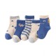 Baby Unisex 5 Pairs Socks Pink Blue Brown Animal Floral Spring Fall Cute Home 1-5 Years