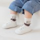 Baby Unisex 5 Pairs Socks Pink Blue Brown Animal Floral Spring Fall Cute Home 1-5 Years