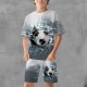 Boys 3D Graphic Football T-shirt & Shorts T-shirt Set Clothing Set Short Sleeve 3D prints Summer Spring Active Sports Fashion Polyester Kids 3-13 Years Outdoor Street Vacation Regular Fit Boys 3D Graphic Football T-shirt & Shorts T-shirt Set Clothing Set Short Sleeve 3D prints Summer Spring Active Sports Fashion Polyester Kids 3-13 Years Outdoor Street Vacation Regular Fit