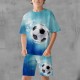 Boys 3D Graphic Football T-shirt & Shorts T-shirt Set Clothing Set Short Sleeve 3D prints Summer Spring Active Sports Fashion Polyester Kids 3-13 Years Outdoor Street Vacation Regular Fit Boys 3D Graphic Football T-shirt & Shorts T-shirt Set Clothing Set Short Sleeve 3D prints Summer Spring Active Sports Fashion Polyester Kids 3-13 Years Outdoor Street Vacation Regular Fit