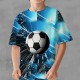 Boys 3D Graphic Football T-shirt & Shorts T-shirt Set Clothing Set Short Sleeve 3D prints Summer Spring Active Sports Fashion Polyester Kids 3-13 Years Outdoor Street Vacation Regular Fit Boys 3D Graphic Football T-shirt & Shorts T-shirt Set Clothing Set Short Sleeve 3D prints Summer Spring Active Sports Fashion Polyester Kids 3-13 Years Outdoor Street Vacation Regular Fit