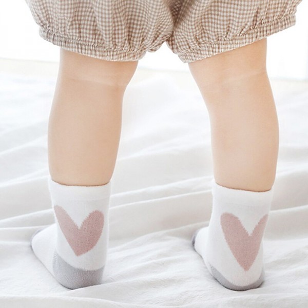 Toddler Unisex 5 Pairs Socks Fox series cat series Love series Striped Jacquard Spring Fall Cute Home 1-5 Years Toddler Unisex 5 Pairs Socks Fox series cat series Love series Striped Jacquard Spring Fall Cute Home 1-5 Years