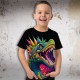 Boys 3D Graphic Animal Dinosaur T shirt Tee Short Sleeve 3D Print Summer Spring Active Sports Fashion Polyester Kids 3-12 Years Outdoor Casual Daily Regular Fit