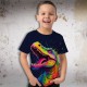 Boys 3D Graphic Animal Dinosaur T shirt Tee Short Sleeve 3D Print Summer Spring Active Sports Fashion Polyester Kids 3-12 Years Outdoor Casual Daily Regular Fit