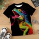 Boys 3D Graphic Animal Dinosaur T shirt Tee Short Sleeve 3D Print Summer Spring Active Sports Fashion Polyester Kids 3-12 Years Outdoor Casual Daily Regular Fit