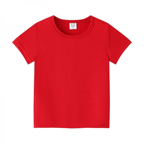 Kids Boys T shirt Tee Solid Color Short Sleeve Cotton Children Top Outdoor Neutral Daily Summer Black 2-12 Years Kids Boys T shirt Tee Solid Color Short Sleeve Cotton Children Top Outdoor Neutral Daily Summer Black 2-12 Years