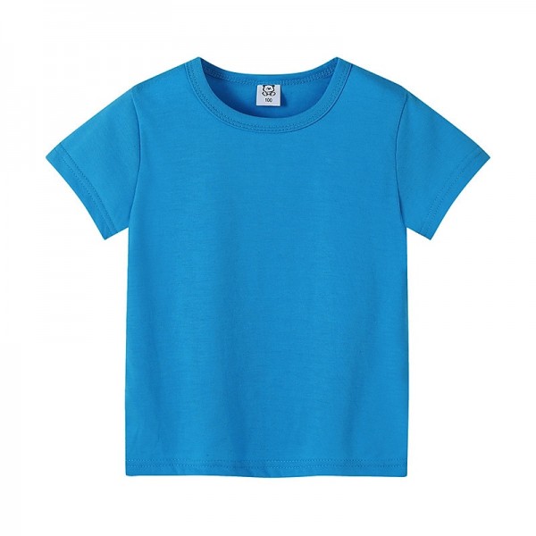 Kids Boys T shirt Tee Solid Color Short Sleeve Cotton Children Top Outdoor Neutral Daily Summer Black 2-12 Years Kids Boys T shirt Tee Solid Color Short Sleeve Cotton Children Top Outdoor Neutral Daily Summer Black 2-12 Years