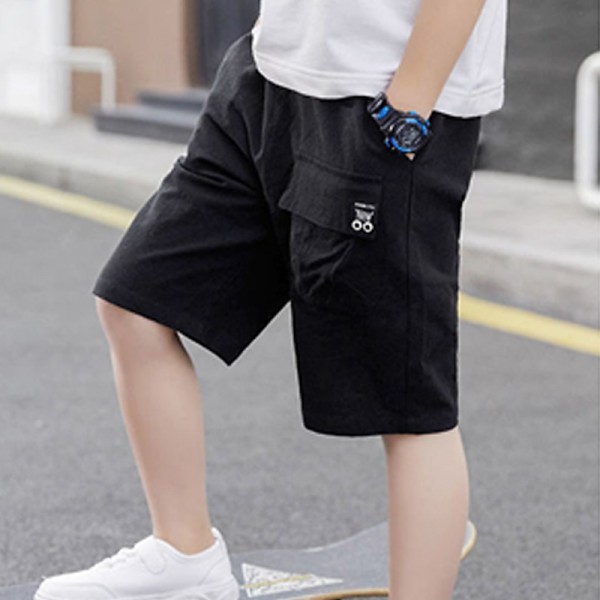 Kids Boys Shorts Pocket Solid Color Breathable Comfort Shorts Outdoor Cool Daily turmeric Black Sky Blue Mid Waist Kids Boys Shorts Pocket Solid Color Breathable Comfort Shorts Outdoor Cool Daily turmeric Black Sky Blue Mid Waist