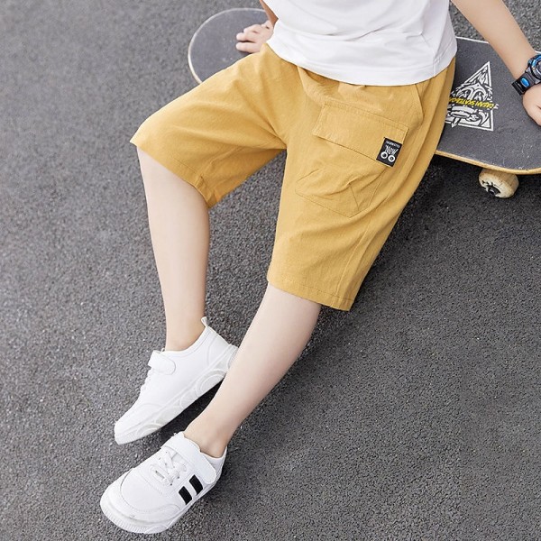 Kids Boys Shorts Pocket Solid Color Breathable Comfort Shorts Outdoor Cool Daily turmeric Black Sky Blue Mid Waist Kids Boys Shorts Pocket Solid Color Breathable Comfort Shorts Outdoor Cool Daily turmeric Black Sky Blue Mid Waist