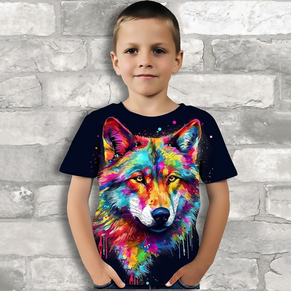 Boys 3D Graphic Animal Panda T shirt Tee Short Sleeve 3D Print Summer Spring Active Sports Fashion Polyester Kids 3-12 Years Outdoor Casual Daily Regular Fit Boys 3D Graphic Animal Panda T shirt Tee Short Sleeve 3D Print Summer Spring Active Sports Fashion Polyester Kids 3-12 Years Outdoor Casual Daily Regular Fit