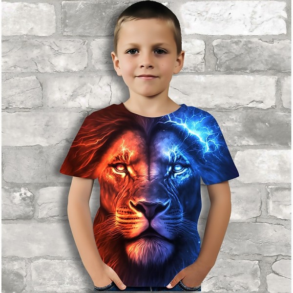 Boys 3D Graphic Animal Panda T shirt Tee Short Sleeve 3D Print Summer Spring Active Sports Fashion Polyester Kids 3-12 Years Outdoor Casual Daily Regular Fit Boys 3D Graphic Animal Panda T shirt Tee Short Sleeve 3D Print Summer Spring Active Sports Fashion Polyester Kids 3-12 Years Outdoor Casual Daily Regular Fit