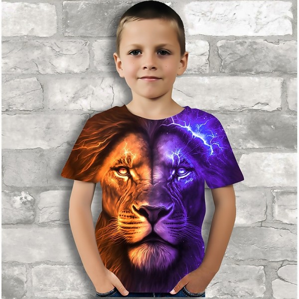 Boys 3D Graphic Animal Panda T shirt Tee Short Sleeve 3D Print Summer Spring Active Sports Fashion Polyester Kids 3-12 Years Outdoor Casual Daily Regular Fit Boys 3D Graphic Animal Panda T shirt Tee Short Sleeve 3D Print Summer Spring Active Sports Fashion Polyester Kids 3-12 Years Outdoor Casual Daily Regular Fit