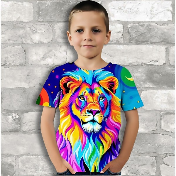 Boys 3D Graphic Animal Panda T shirt Tee Short Sleeve 3D Print Summer Spring Active Sports Fashion Polyester Kids 3-12 Years Outdoor Casual Daily Regular Fit Boys 3D Graphic Animal Panda T shirt Tee Short Sleeve 3D Print Summer Spring Active Sports Fashion Polyester Kids 3-12 Years Outdoor Casual Daily Regular Fit