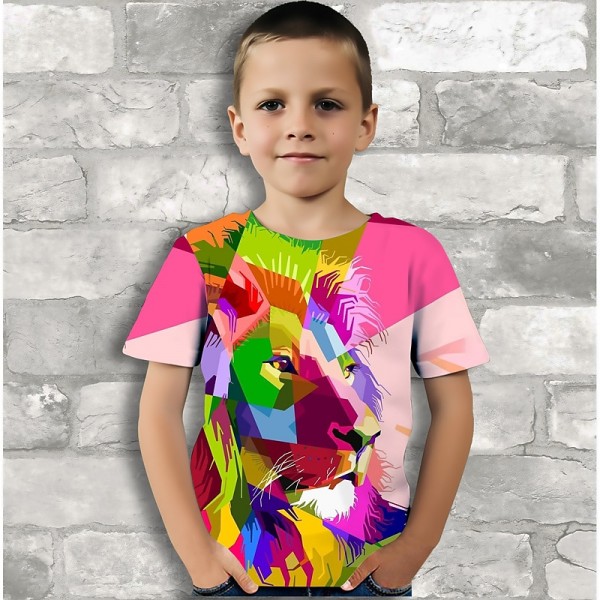 Boys 3D Graphic Animal Panda T shirt Tee Short Sleeve 3D Print Summer Spring Active Sports Fashion Polyester Kids 3-12 Years Outdoor Casual Daily Regular Fit Boys 3D Graphic Animal Panda T shirt Tee Short Sleeve 3D Print Summer Spring Active Sports Fashion Polyester Kids 3-12 Years Outdoor Casual Daily Regular Fit