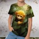 Boys 3D Graphic Animal Cartoon T shirt Tee Short Sleeve 3D Print Summer Spring Active Sports Fashion Polyester Kids 3-12 Years Outdoor Casual Daily Regular Fit