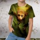 Boys 3D Graphic Animal Cartoon T shirt Tee Short Sleeve 3D Print Summer Spring Active Sports Fashion Polyester Kids 3-12 Years Outdoor Casual Daily Regular Fit