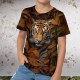 Boys 3D Graphic Animal Cartoon T shirt Tee Short Sleeve 3D Print Summer Spring Active Sports Fashion Polyester Kids 3-12 Years Outdoor Casual Daily Regular Fit