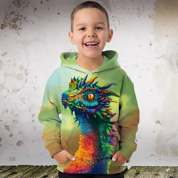 Boys 3D Graphic Animal Dinosaur Hoodie Long Sleeve 3D Print Summer Spring Fall Fashion Streetwear Cool Polyester Kids 3-12 Years Outdoor Casual Daily Regular Fit Boys 3D Graphic Animal Dinosaur Hoodie Long Sleeve 3D Print Summer Spring Fall Fashion Streetwear Cool Polyester Kids 3-12 Years Outdoor Casual Daily Regular Fit