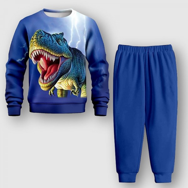 Boys 3D Animal Dinosaur Sweatshirt & Pants Long Sleeve 3D Printing Fall Winter Active Fashion Cool Polyester Kids 3-12 Years Outdoor Street Vacation Regular Fit Boys 3D Animal Dinosaur Sweatshirt & Pants Long Sleeve 3D Printing Fall Winter Active Fashion Cool Polyester Kids 3-12 Years Outdoor Street Vacation Regular Fit
