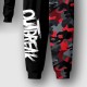 Boys 3D Camo Hoodie &amp; Pants Set Letter Long Sleeve 3D Printing Fall Winter Active Fashion Cool Polyester Kids 3-12 Years Outdoor Street Vacation Regular Fit
