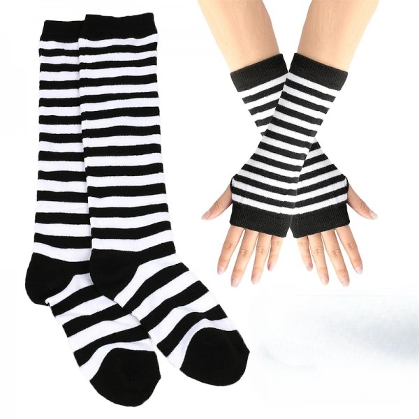 Kids Unisex 3 Pairs Stockings 4# children (hands + feet) orange and black strips 9# children (hands + feet) red and white strips Children / hands+feet / black and white thin strips 3# Striped Summer Kids Unisex 3 Pairs Stockings 4# children (hands + feet) orange and black strips 9# children (hands + feet) red and white strips Children / hands+feet / black and white thin strips 3# Striped Summer