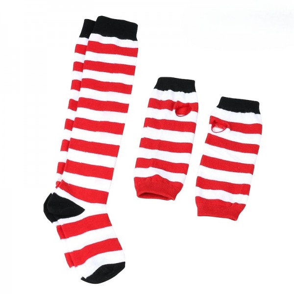 Kids Unisex 3 Pairs Stockings 4# children (hands + feet) orange and black strips 9# children (hands + feet) red and white strips Children / hands+feet / black and white thin strips 3# Striped Summer Kids Unisex 3 Pairs Stockings 4# children (hands + feet) orange and black strips 9# children (hands + feet) red and white strips Children / hands+feet / black and white thin strips 3# Striped Summer