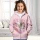 Girls' 3D Cat Hoodie Coat Outerwear Long Sleeve 3D Print Fall Winter Active Fashion Cute Polyester Kids 3-12 Years Outdoor Casual Daily Regular Fit Girls' 3D Cat Hoodie Coat Outerwear Long Sleeve 3D Print Fall Winter Active Fashion Cute Polyester Kids 3-12 Years Outdoor Casual Daily Regular Fit