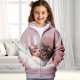 Girls' 3D Cat Hoodie Coat Outerwear Long Sleeve 3D Print Fall Winter Active Fashion Cute Polyester Kids 3-12 Years Outdoor Casual Daily Regular Fit Girls' 3D Cat Hoodie Coat Outerwear Long Sleeve 3D Print Fall Winter Active Fashion Cute Polyester Kids 3-12 Years Outdoor Casual Daily Regular Fit