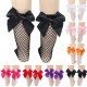 Kids Girls' Socks White fishnet stockings / pink knot Black fishnet stockings / rose red knot White fishnet stockings / purple knot Solid Color Hole Summer Spring Cute School 1-12 Years Kids Girls' Socks White fishnet stockings / pink knot Black fishnet stockings / rose red knot White fishnet stockings / purple knot Solid Color Hole Summer Spring Cute School 1-12 Years