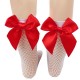 Kids Girls' Socks White fishnet stockings / pink knot Black fishnet stockings / rose red knot White fishnet stockings / purple knot Solid Color Hole Summer Spring Cute School 1-12 Years Kids Girls' Socks White fishnet stockings / pink knot Black fishnet stockings / rose red knot White fishnet stockings / purple knot Solid Color Hole Summer Spring Cute School 1-12 Years